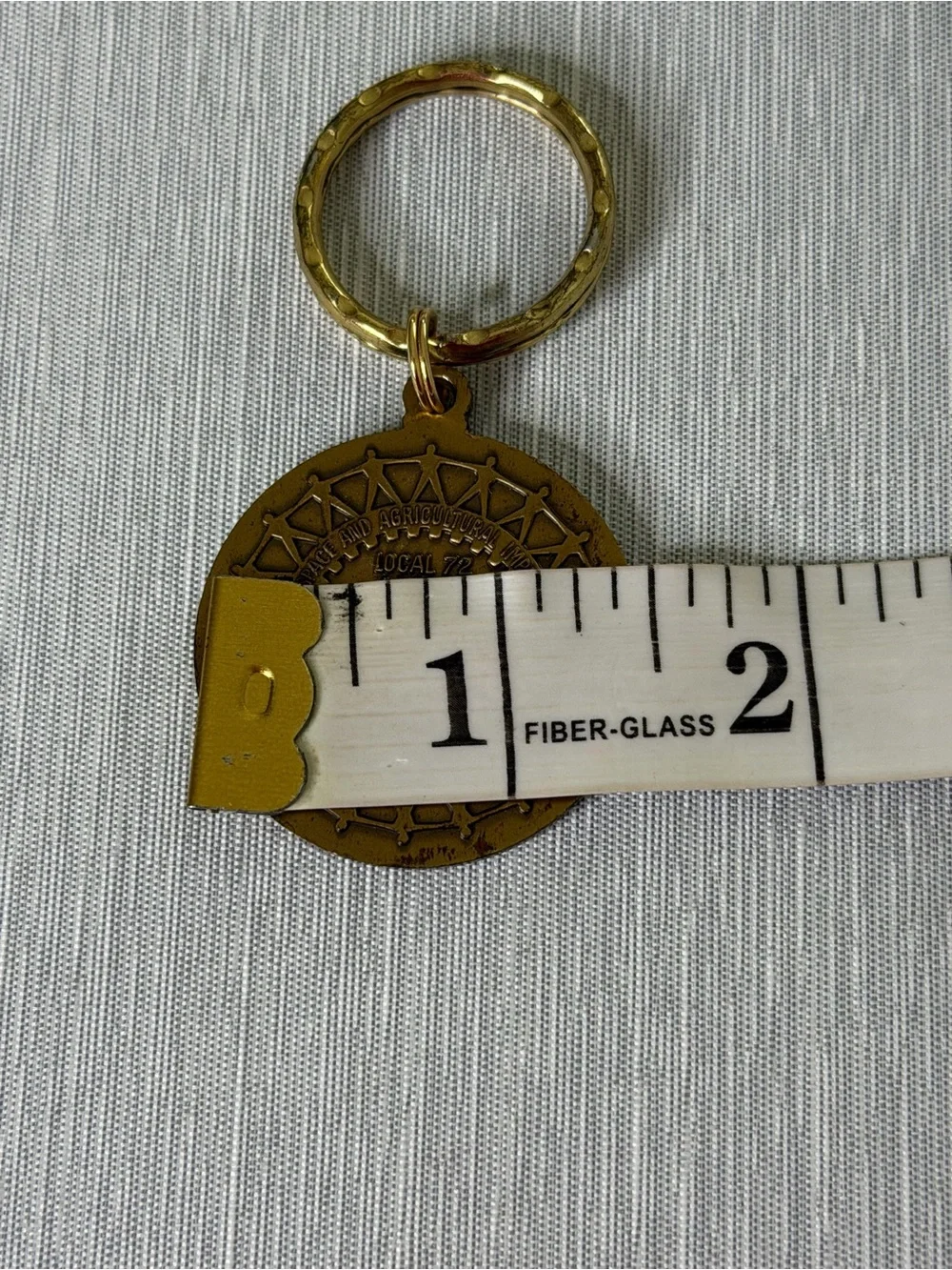 UAW Local 72 Trade Union Keychain Kenosha WI 50th Anniversary 1935-1985